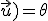 (\vec k; \vec u) = \theta