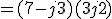  = ( 7 - j3 )( 3 + j2 )