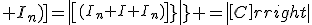 4$det[\(\array{2,ccBCC$I_{n} && -A\\0 && I_{n}\) \times \(\array{2,ccBCC$I_{n} && A\\B && I_{n}\)]=det[\(\array{2,ccBCC$I_{n} && -A\\0 && I_{n}\)]\times det[\(\array{2,ccBCC$I_{n} && A\\B && I_{n}\)] =det[C]