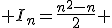  I_n=\frac{n^{2}-n}{2} 