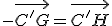 -\vec{C'G}=\vec{C'H}