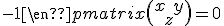 \begin{pmatrix} \\2&1&6 \\3&0&5 \\1&0&-1 \end{pmatrix}\begin{pmatrix} \\x \\y \\z\end{pmatrix} = 0