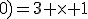 l(1;0)=3 \times 1