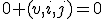0+(v,i,j)=0