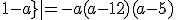 3$\rm\blue\fbox{\|\array{\\~&4-a&0&1\\&4&12-a&7\\&4&0&1-a}\|=-a(a-12)(a-5)