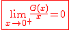 2$\red\fbox{\lim_{x\to0^+}\frac{G(x)}{x}=0}