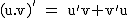 2$\rm~(u.v)'~=~u'v+v'u