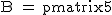 2$\textrm B = \begin{pmatrix}5&4\\1&1\\0&2\end{pmatrix}