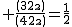 2$ \frac{\(3\\2\)}{\(4\\2\)}=\frac{1}{2}