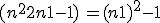 3$(n^2+2n+1-1) \, = (n+1)^2-1