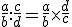 3$\frac{a}{b}:\frac{c}{d} = \frac{a}{b}\times\frac{d}{c}