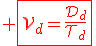 3$\red \fbox{\cal{V}_d=\fr{\cal{D}_d}{\cal{T}_d}