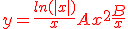 3$\red y=\frac{ln(|x|)}{x}+Ax^2+ \frac{B}{x}