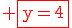 3$\rm\red \fbox{y=4}