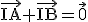 3$\rm\vec{IA}+\vec{IB}=\vec{0}