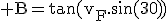 3$\rm B=\tan(v_F.\sin(30))