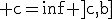 3$\rm c=inf ]c,b]