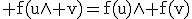 3$\rm f(u\wedge v)=f(u)\wedge f(v)