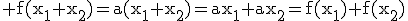 3$\rm f(x_{1}+x_{2})=a(x_{1}+x_{2})=ax_{1}+ax_{2}=f(x_{1})+f(x_{2})