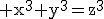 3$\rm x^3+y^3=z^3