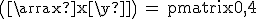 3$\textrm\begin{pmatrix}x\\y\end{pmatrix} = \begin{pmatrix}0,4&-0,6\\-0,7&1,3\end{pmatrix}\times\begin{pmatrix}41\\24\end{pmatrix}