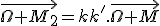 3$\vec{\Omega M_2}=kk'.\vec{\Omega M}