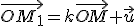 3$\vec{OM_1}=k\vec{OM}+\vec{u}