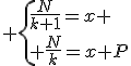 3$ \{{\frac{N}{k+1}=x \\ \frac{N}{k}=x+P