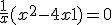 3$ \frac{1}{x}(x^2 - 4x + 1) = 0