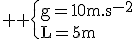 3$ \rm \{g=10m.s^{-2}\\L=5m
