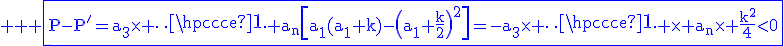 3$ \rm \blue \fbox{P-P'=a_3\times \cdots a_n\[a_1(a_1+k)-\(a_1+\frac{k}{2}\)^2\]=-a_3\times \cdots \times a_n\times \frac{k^2}{4}<0}