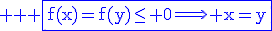 3$ \rm \blue \fbox{f(x)=f(y)\le 0\Longrightarrow x=y}