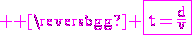 3$ \rm \magenta \fbox{t=\frac{d}{v}}
