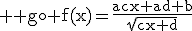 3$ \rm g\circ f(x)=\frac{acx+ad+b}{\sqrt{cx+d}}