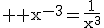 3$ \rm x^{-3}=\frac{1}{x^3}