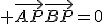 3$ \vec{AP}\vec{BP}=0