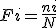 3$ Fi = \frac{ni}{N}