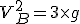 3$ V_B^2 = 3\time g