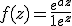 3$ f(z) = \frac{e^{az}}{1+e^z}