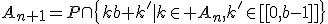 3$A_{n+1}=P\cap\{kb+k'|k\in A_n,k'\in[[0,b-1]]\}