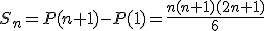 3$S_n=P(n+1)-P(1)=\frac{n(n+1)(2n+1)}{6}