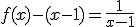 3$f(x)-(x-1)=\frac{1}{x-1}