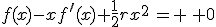 3$f(x)-xf^{\prime}(x)+\fr{1}{2}rx^2\,= \, 0