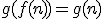 3$g(f(n))=g(n)