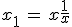 3$x_1 \, = \, x+\fr{1}{x