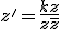 3$z'=\frac{kz}{z\bar{z}}
