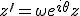 3$z^{\prime}=\omega +e^{i\theta}z