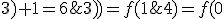 4$f(1;4)=f(0;f(1;3))=f(1;3)+1=6