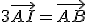 3\vec{AI}=\vec{AB}