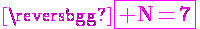 4$\magenta\fbox{\rm N=7